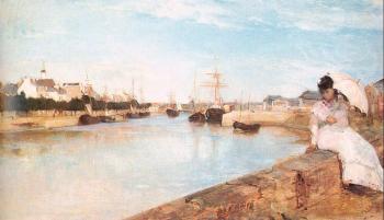 Berthe Morisot : The Harbor at Lorient